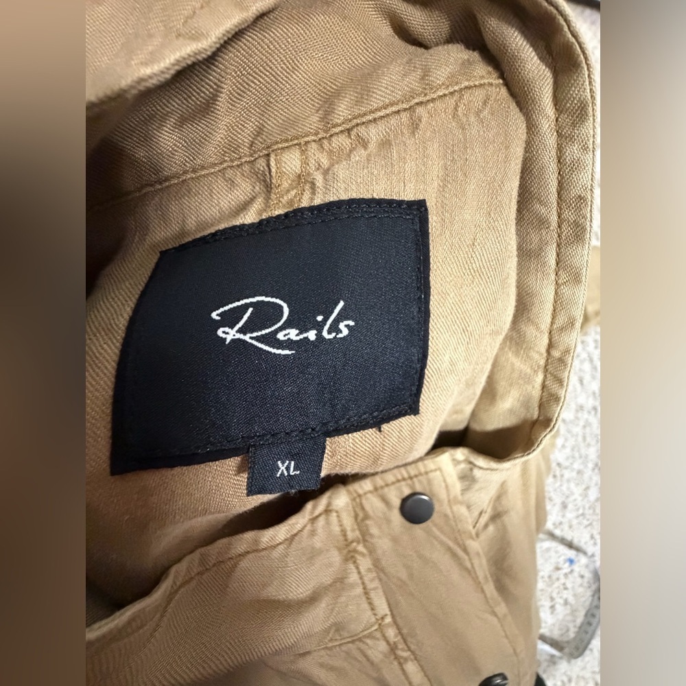 Rails Tan Utility Jacket size XL - Picture 2 of 7